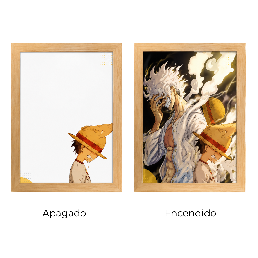 Cuadro LED de Luffy Gear 5