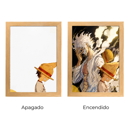 Cuadro LED de Luffy Gear 5